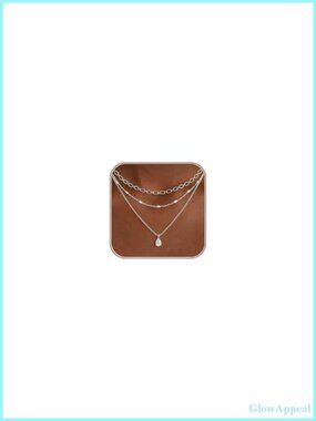 14K Gold Filled Copper Layered Necklace Set 3 Chains Adjustable Non Tarnish